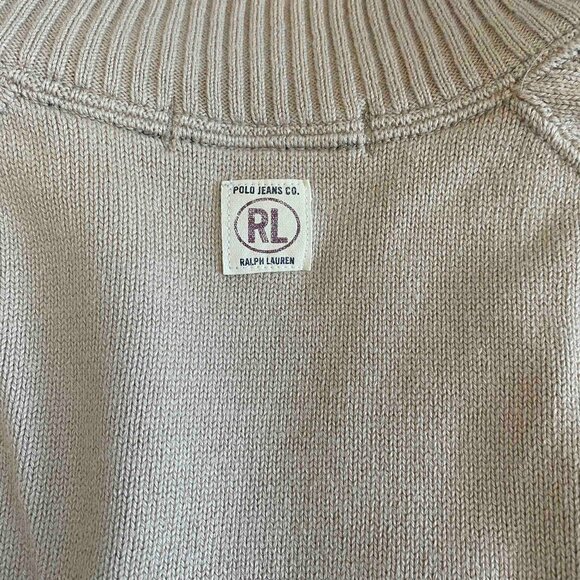 Vintage 90s Ralph Lauren Double Zip Cotton Bomber Jacket Size S Preppy Coastal - Picture 8 of 10